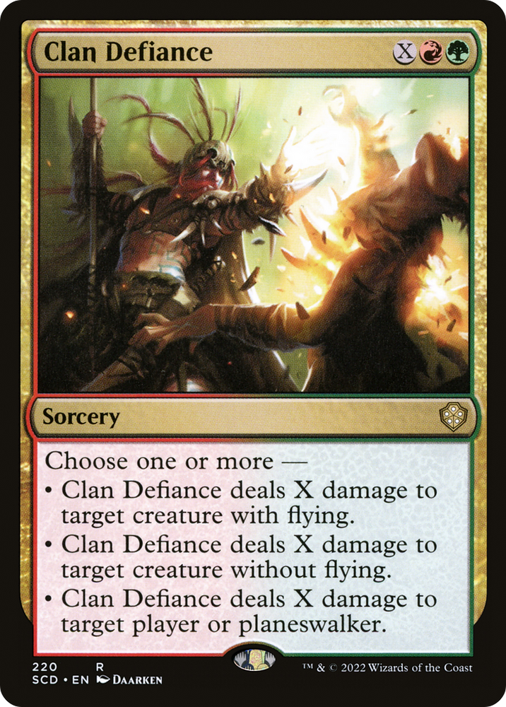 Clan Defiance [Starter Commander Decks] 