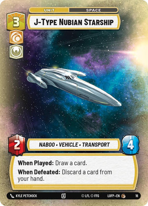 J-Type Nubian Starship (16) (16) [Organized Play Promos]