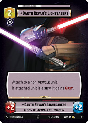 Darth Revan's Lightsabers (19) (19) [Organized Play Promos]