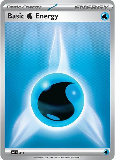 Basic Water Energy (019) [Scarlet & Violet: Black Bolt]
