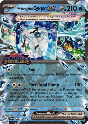 Wellspring Mask Ogerpon ex (064/167) (Stamped) [Miscellaneous Cards]