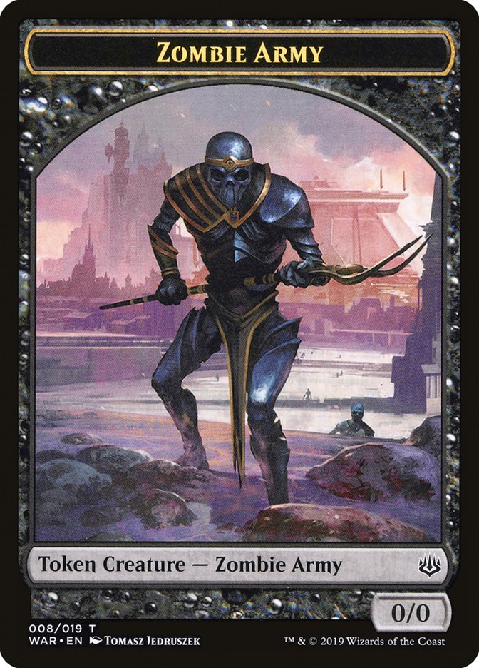 Zombie Army Token (008/019) [War of the Spark Tokens] 