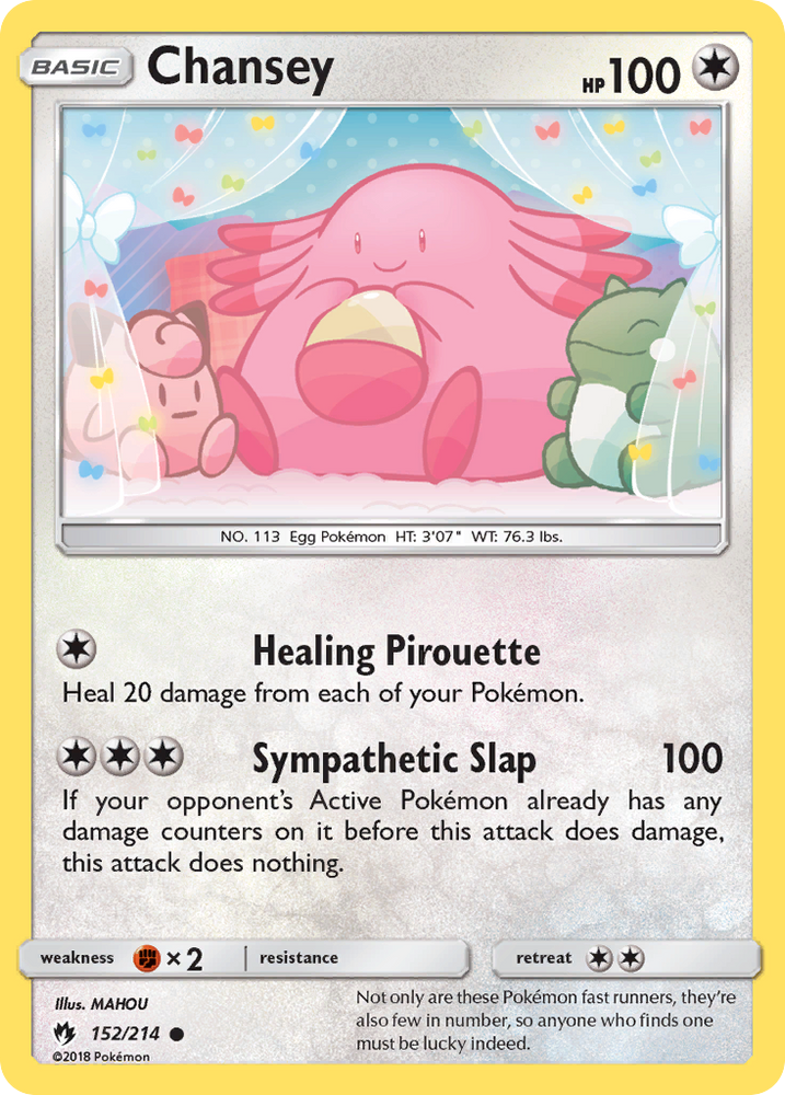 Chansey (152/214) [Sun &amp; Moon: Lost Thunder] 