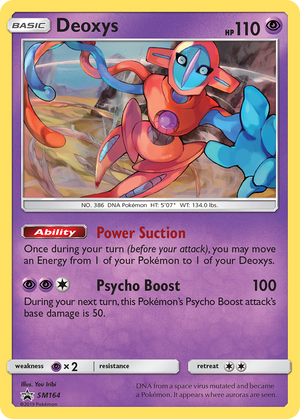 Deoxys (SM164) [Sun &amp; Moon: Black Star Promos] 