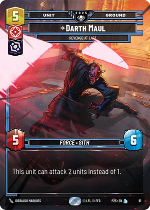 Darth Maul (91) - Revenge at Last (91) [Organized Play Promos]