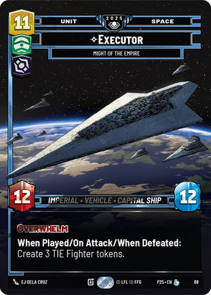 Executor (88) - Might of the Empire (88) [Organized Play Promos]