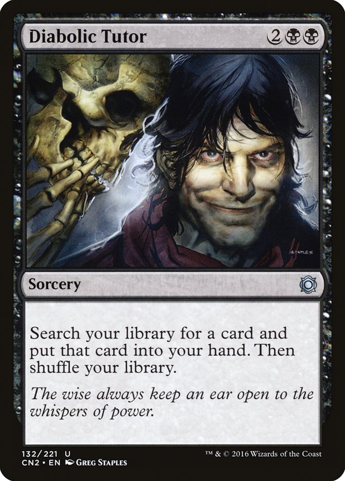 Diabolic Tutor [Conspiracy: Take the Crown] 