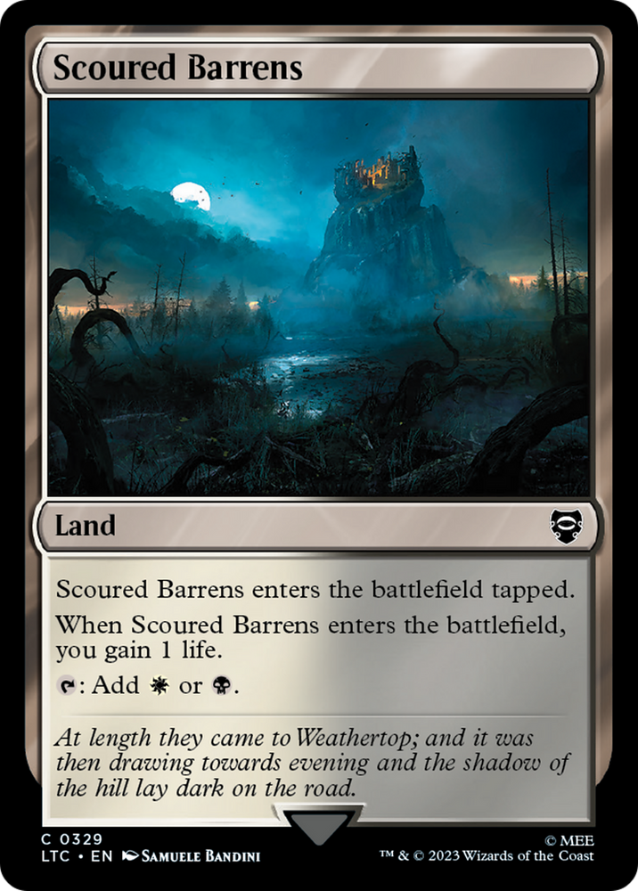Scoured Barrens [The Lord of the Rings: Tales of Middle-Earth Commander] 