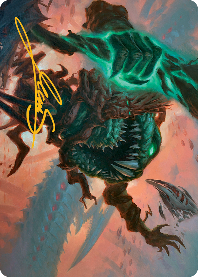 Yargle and Multani Art Card (Gold-Stamped Signature) [March of the Machine Art Series] 