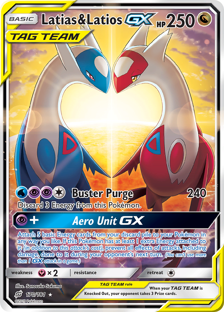 Latias & Latios GX (170/181) [Sun & Moon: Team Up] 