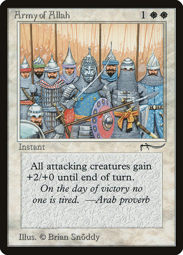 Army of Allah (Light Mana Cost) [Arabian Nights]