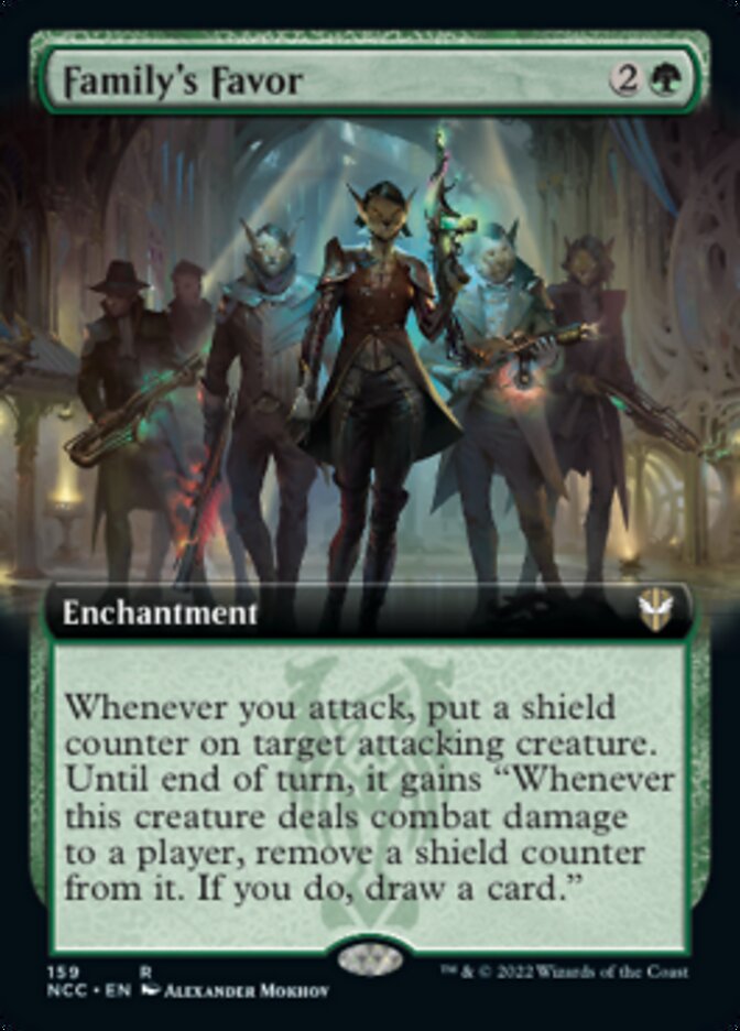 Family's Favor (Extended Art) [Streets of New Capenna Commander] 