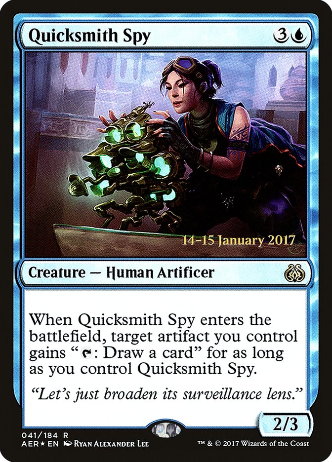 Quicksmith Spy [Aether Revolt Prerelease Promos] 