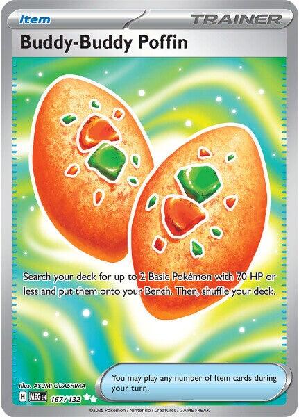 Buddy-Buddy Poffin (167/132) [Mega Evolution: Base Set]