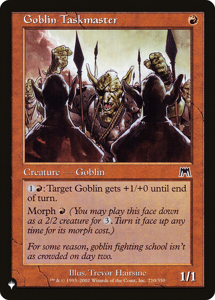 Goblin Taskmaster [The List]