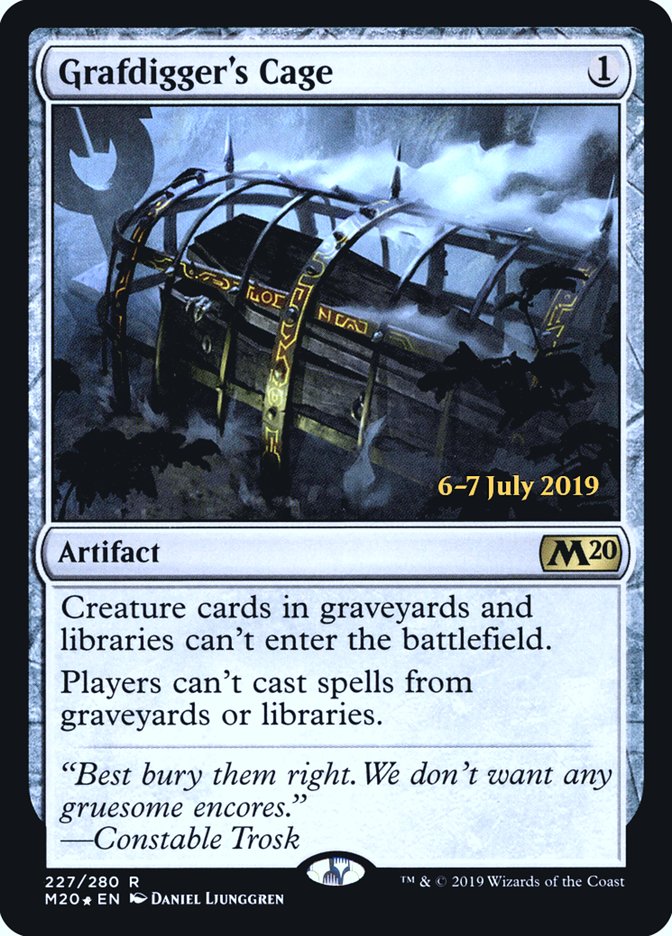 Grafdigger's Cage [Core Set 2020 Prerelease Promos]