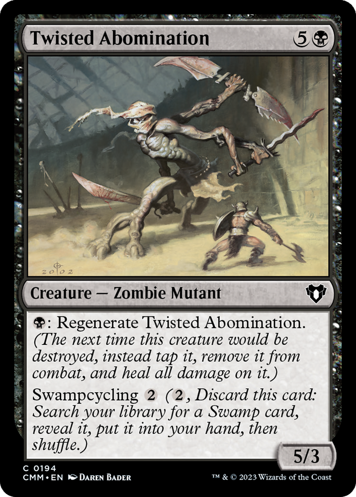 Twisted Abomination [Commander Masters] 