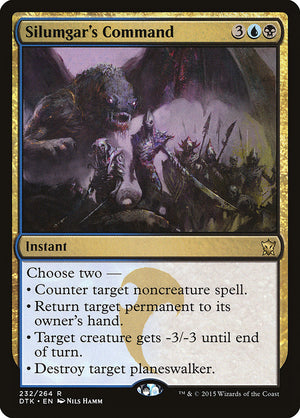 Silumgar's Command [Dragons of Tarkir] 