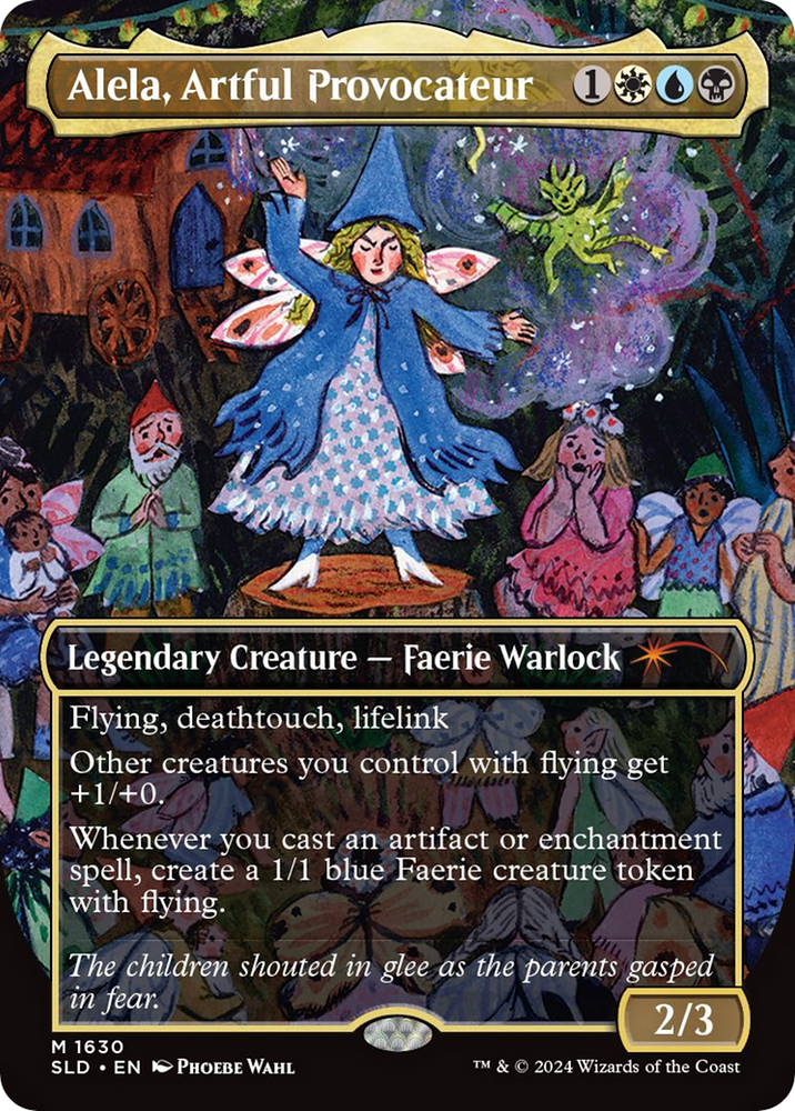 Alela, Artful Provocateur (1630) (Rainbow Foil) [Secret Lair Drop Series] 