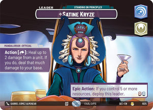 Satine Kryze - Standing on Principles (Showcase) (1025) (1025) [Secrets of Power]