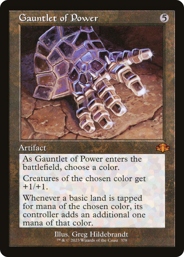 Gauntlet of Power (Retro) [Dominaria Remastered] 