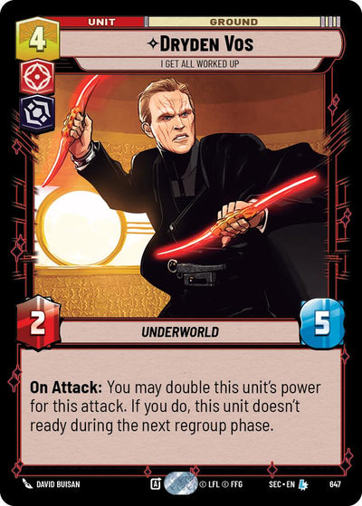 Dryden Vos - I Get All Worked Up (Foil) (647) (647) [Secrets of Power]
