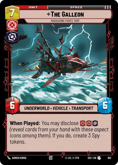 The Galleon - Marauding Pirate Ship (Foil) (651) (651) [Secrets of Power]