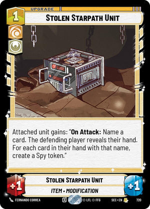 Stolen Starpath Unit (720) (Foil) (720) [Secrets of Power]
