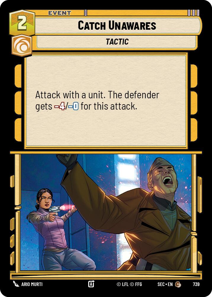 Catch Unawares (739) (Foil) (739) [Secrets of Power]