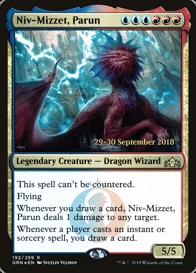 Niv-Mizzet, Parun [Guilds of Ravnica Prerelease Promos] 