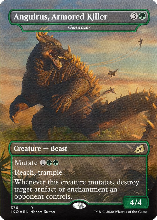 Gemrazer - Anguirus, Armored Killer (Extended Art) [Ikoria: Lair of Behemoths] 