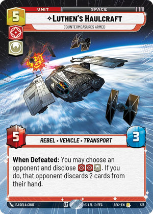 Luthen's Haulcraft - Countermeasures Armed (Hyperspace) (417) (417) [Secrets of Power]