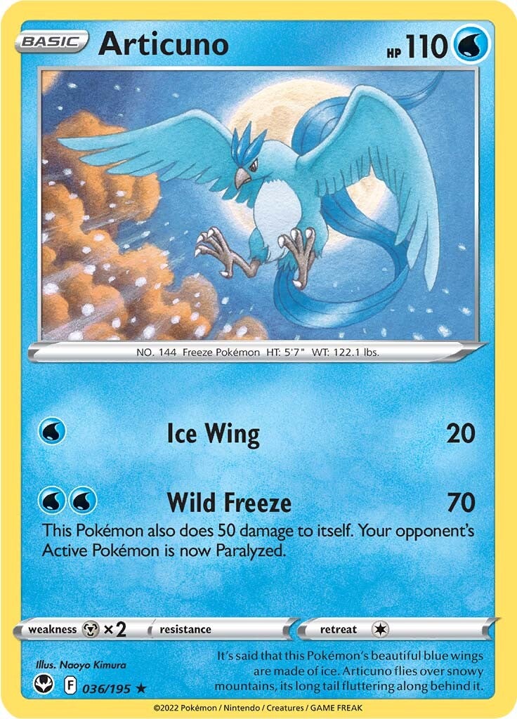 Articuno (036/195) [Sword & Shield: Silver Tempest] 