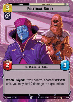 Political Bully (997) (Hyperspace Foil) (997) [Secrets of Power]