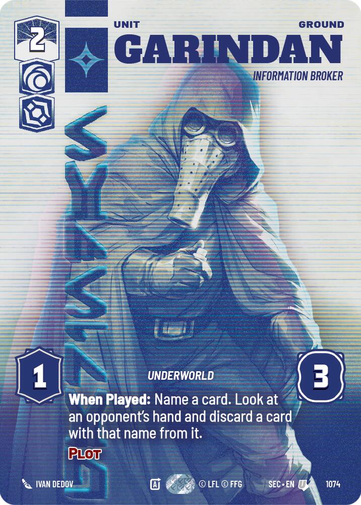 Garindan - Information Broker (Prestige) (1074) (1074) [Secrets of Power]