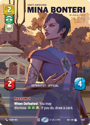 Mina Bonteri - Stop This War (Prestige Foil) (1083) (1083) [Secrets of Power]