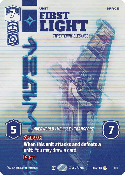 First Light - Threatening Elegance (Prestige Foil) (1114) (1114) [Secrets of Power]