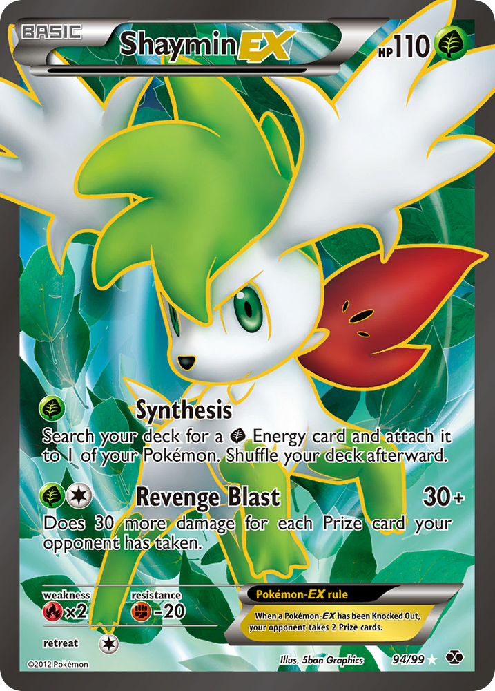 Shaymin EX (94/99) [Black &amp; White: Next Destinies] 