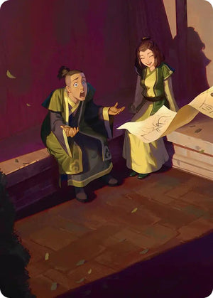 Sokka and Suki Art Card [Avatar: The Last Airbender Art Series]