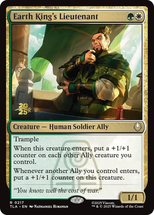 Earth King's Lieutenant [Avatar: The Last Airbender Prerelease Cards]