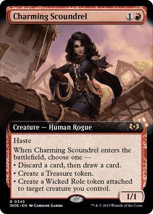 Charming Scoundrel (Extended Art) [Wilds of Eldraine] 