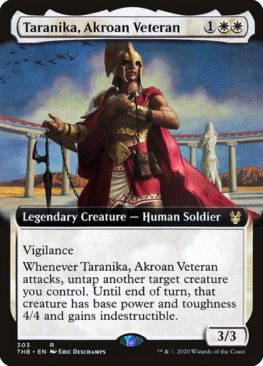 Taranika, Akroan Veteran (Extended Art) [Theros Beyond Death] 