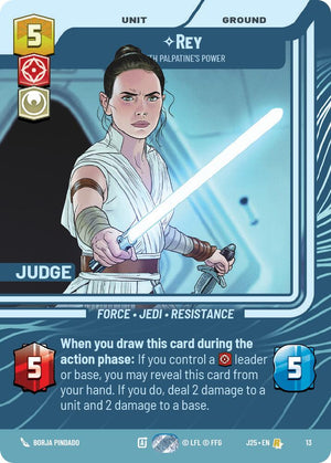 Rey - With Palpatine's Power (13) (13) [Judge Promos]
