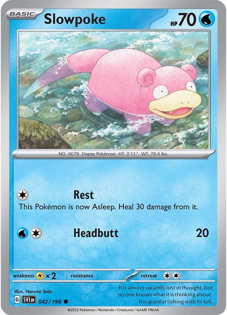 Slowpoke (042/198) [Scarlet & Violet: Base Set] 