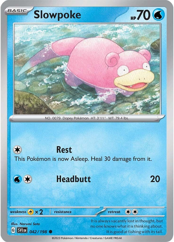 Slowpoke (042/198) [Scarlet &amp; Violet: Base Set] 