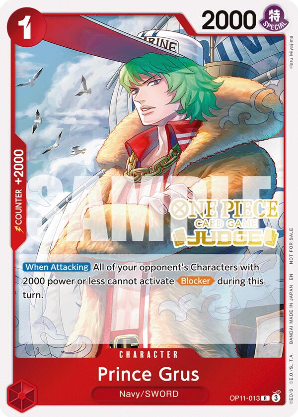 Prince Grus (Judge Pack Vol. 7) [One Piece Promotion Cards]
