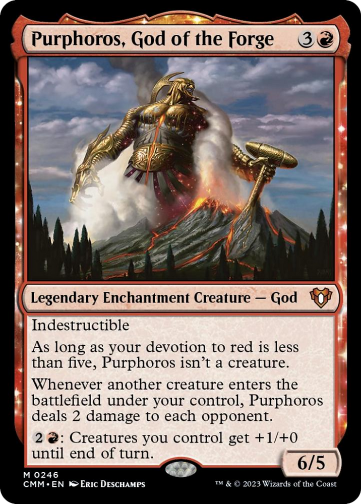 Purphoros, God of the Forge [Commander Masters] 