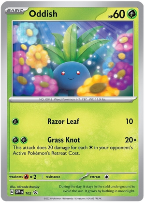 Oddish (102) [Scarlet & Violet: Black Star Promos]