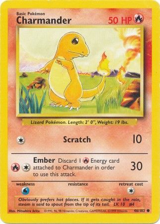 Charmander (46/102) [Base Set Unlimited] 