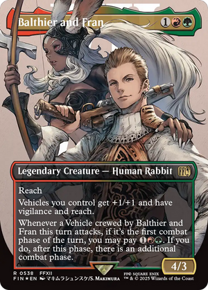 Balthier and Fran (Borderless) (Surge Foil) [FINAL FANTASY]